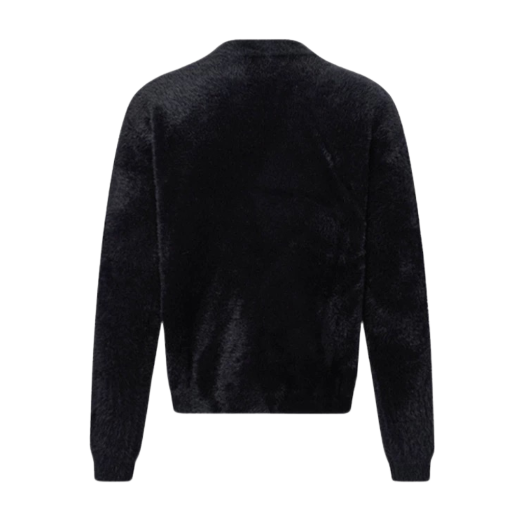 OOC' Vintage Mink Casual Loose Lettering Sweater