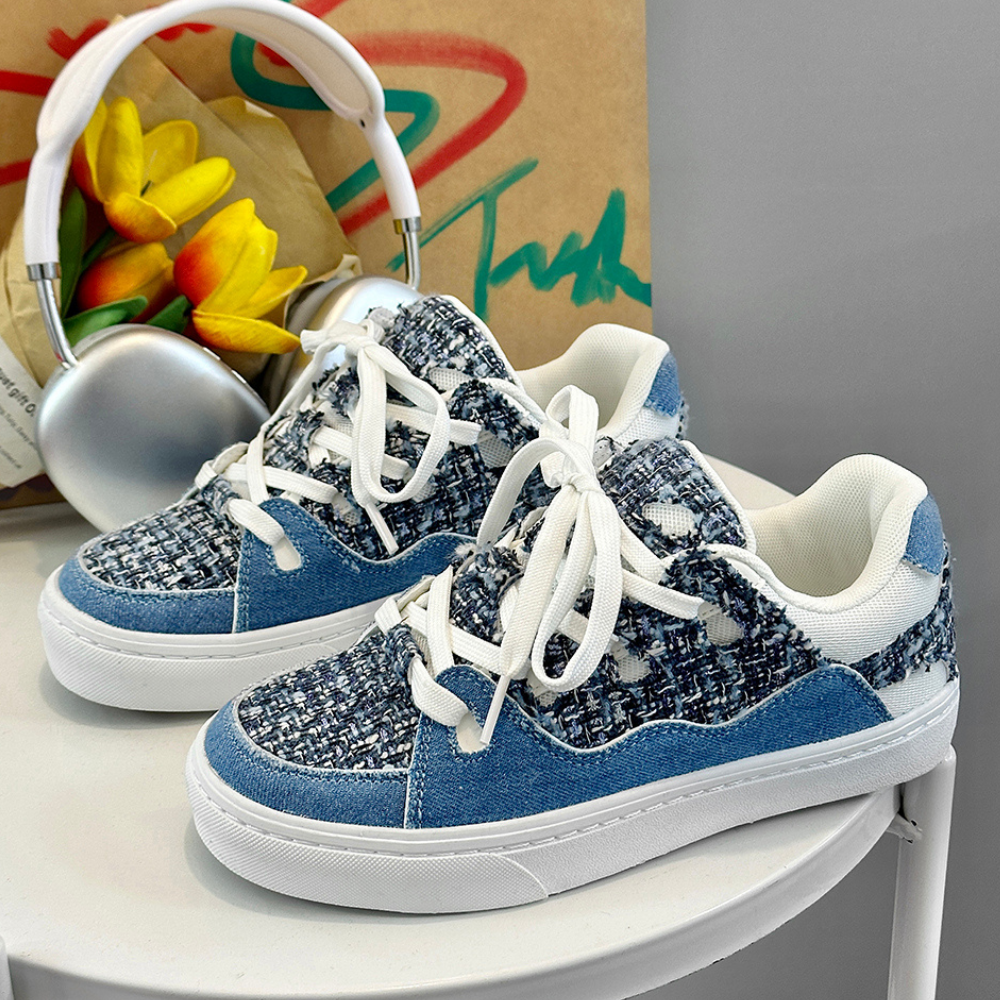 Casual Small Fragrant Denim Shoes