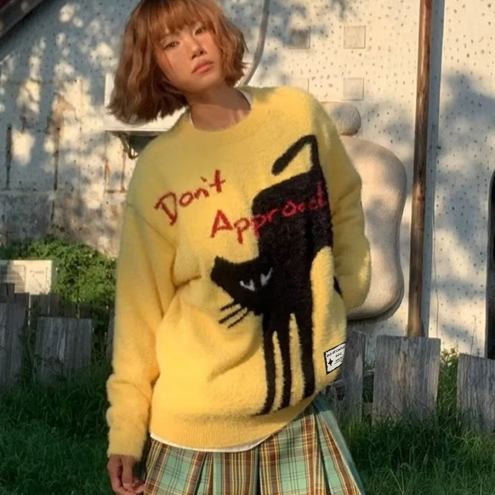 OOC' Cute Funny Cat  Sweater