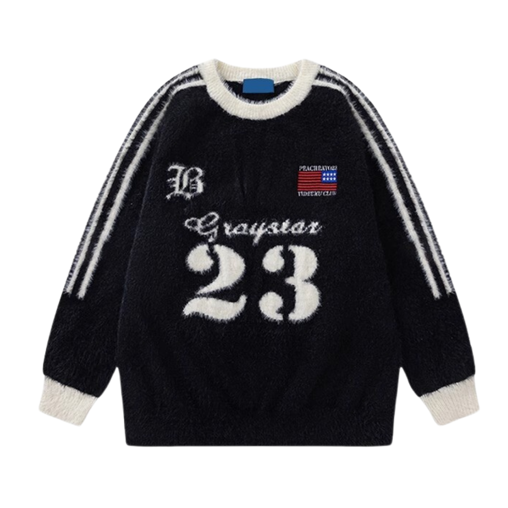 Athletic Raglan Mink Sweater