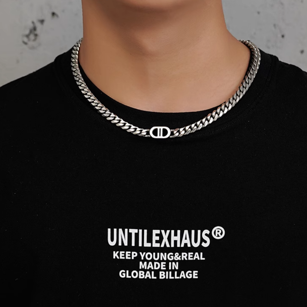 Pig Nose Titanium Steel Necklace