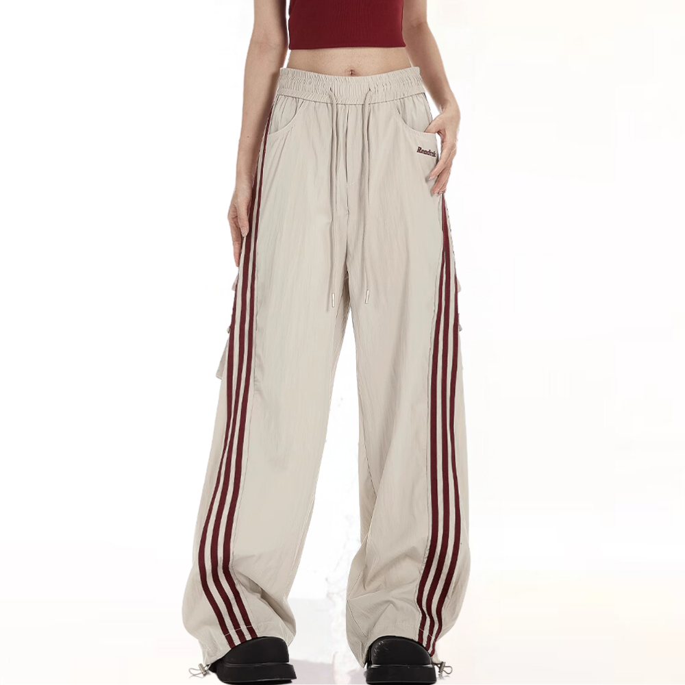 Street Color Contrast Pocket Sweatpants