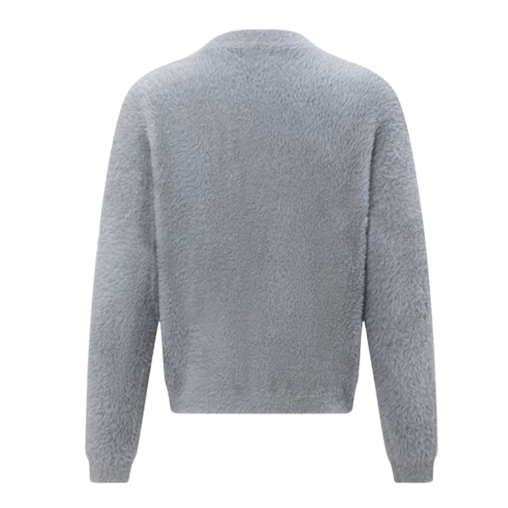 OOC' Vintage Mink Casual Loose Lettering Sweater