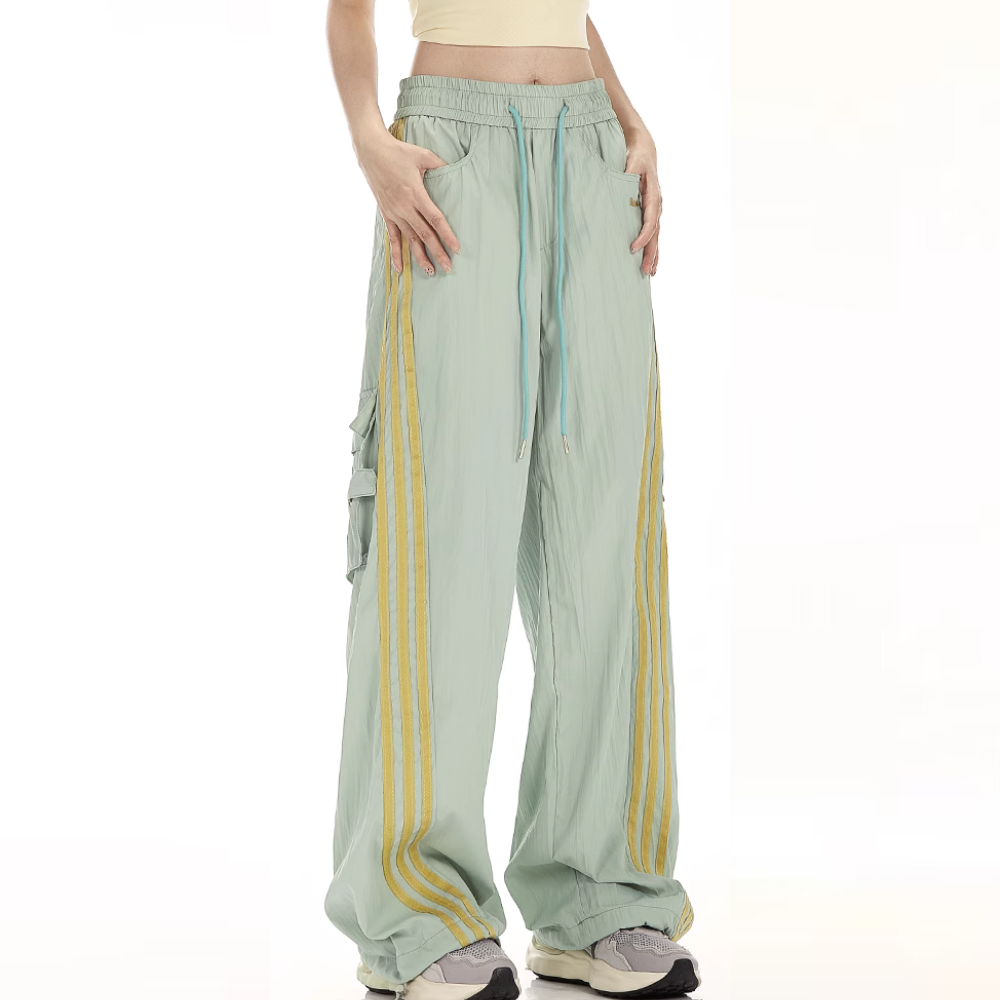 Street Color Contrast Pocket Sweatpants