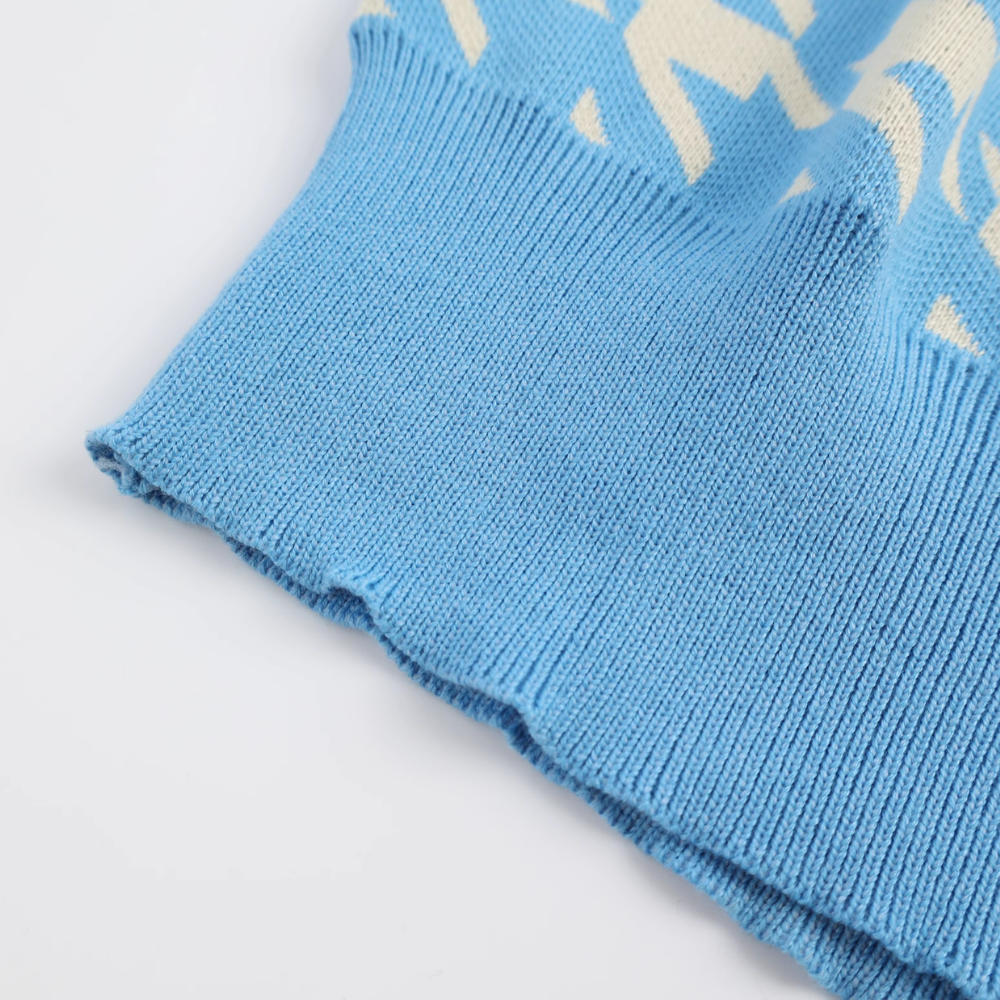 Oversized Contrast Plaid Vest