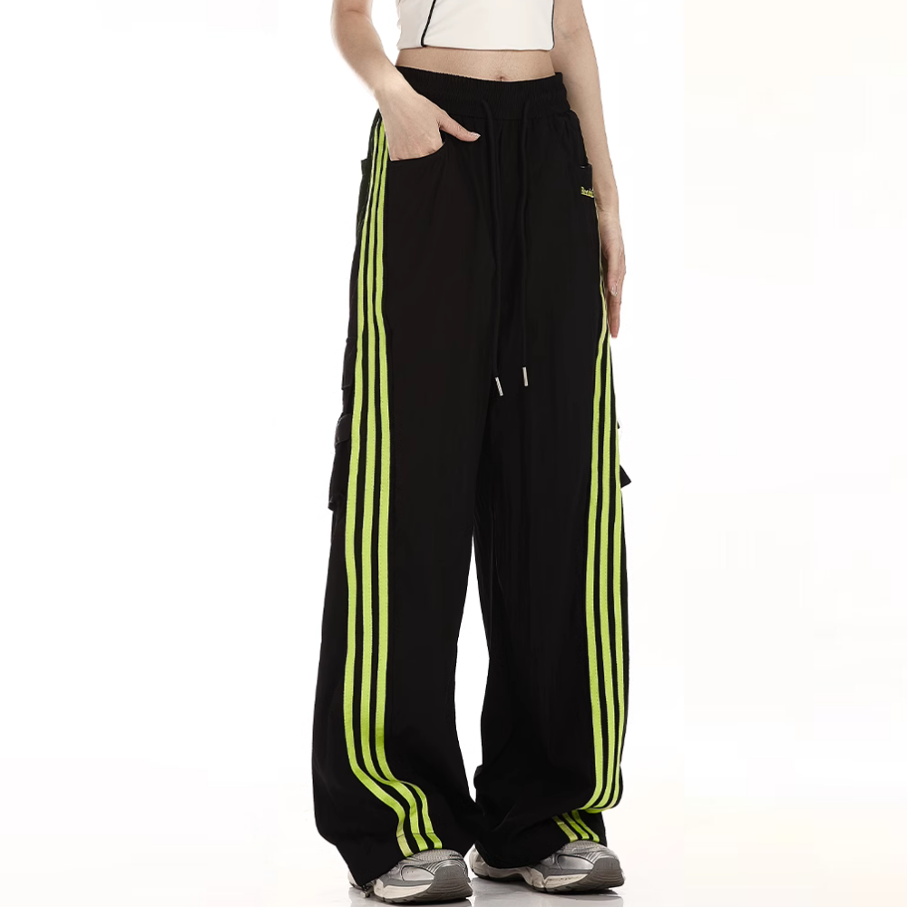 Street Color Contrast Pocket Sweatpants
