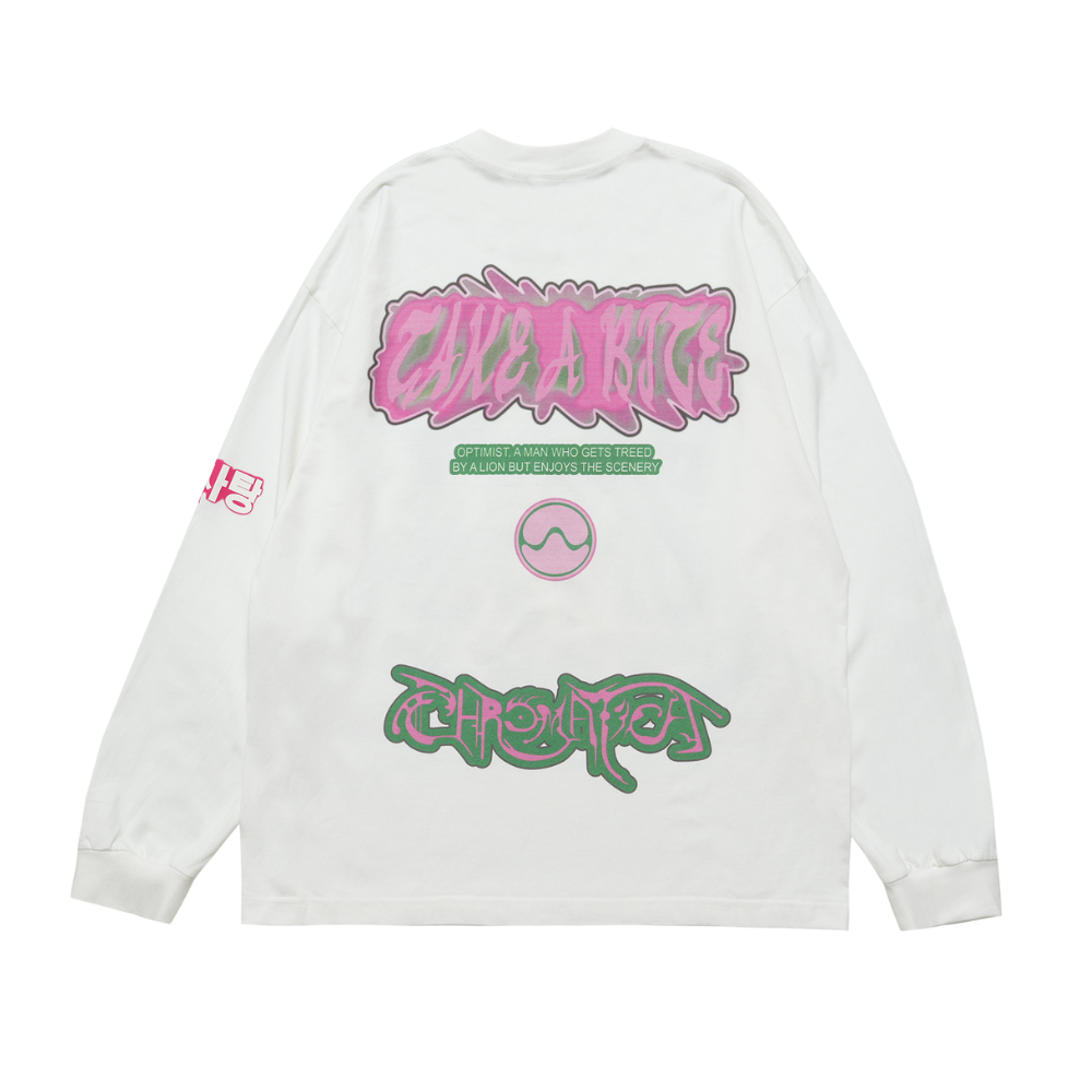 Graffiti "ON79" Letters Sweatshirt