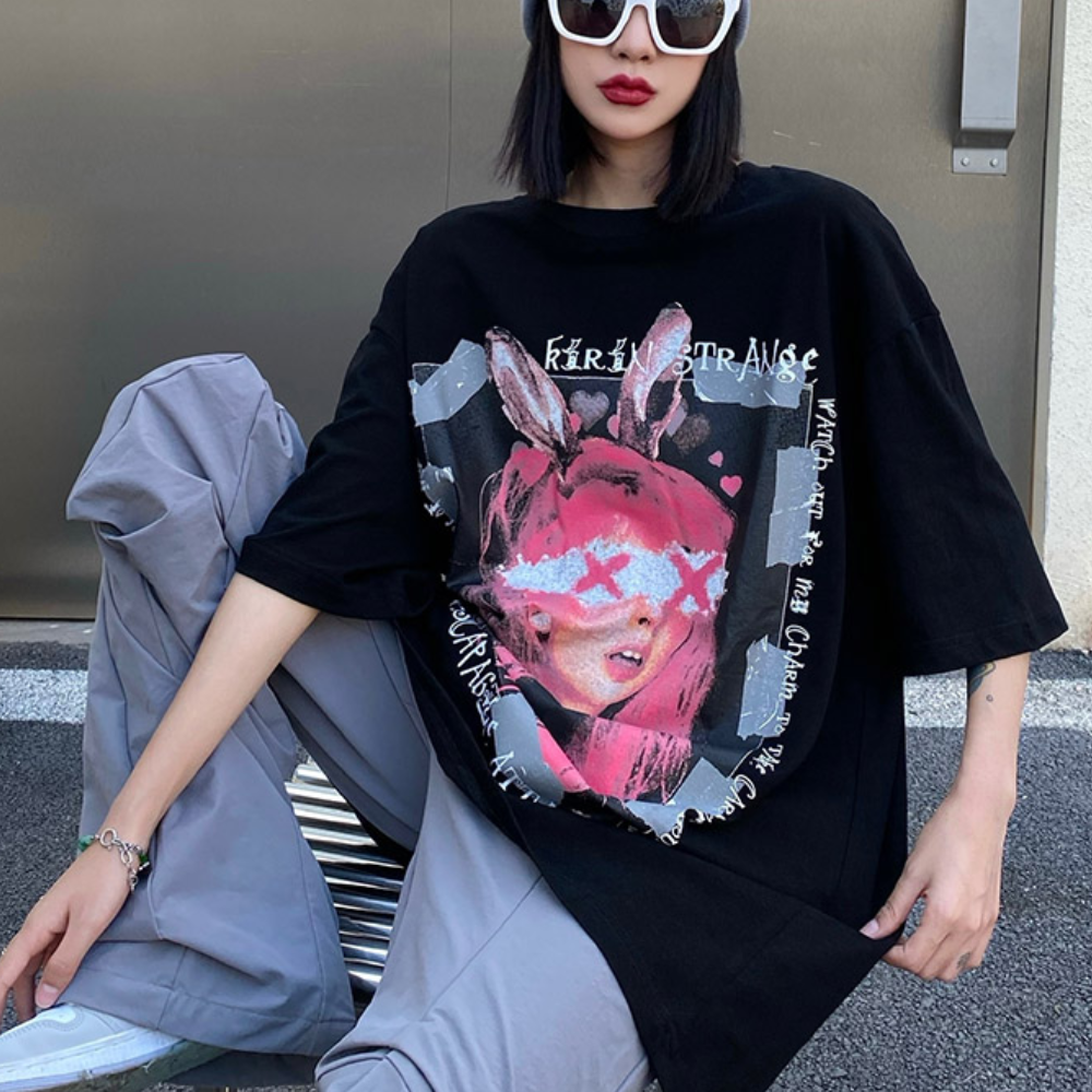 High Street Bunny Girl T-Shirt