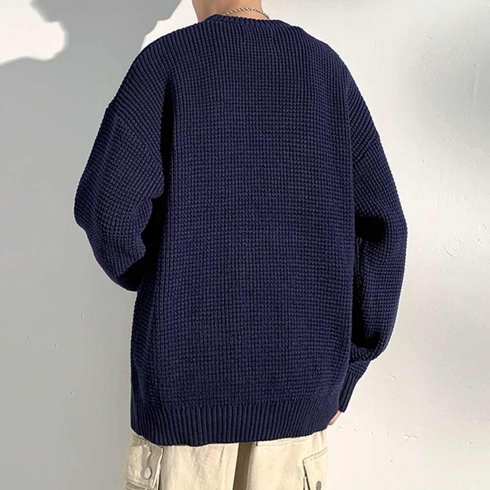 Simple  Solid Color Sweater