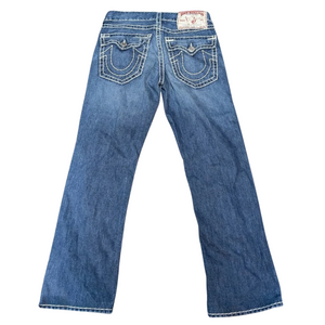 BAGGOUT Thick Stitch Men’s  Pocket Flap Rinse Jeans