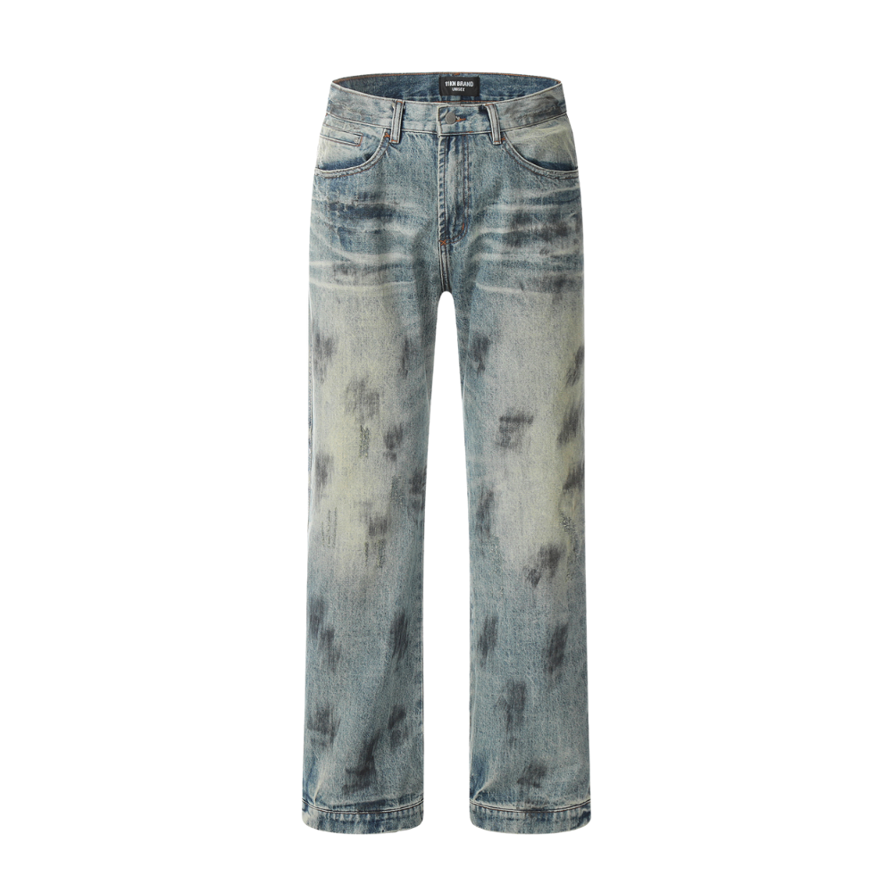 High Street Splash Ink Jeans