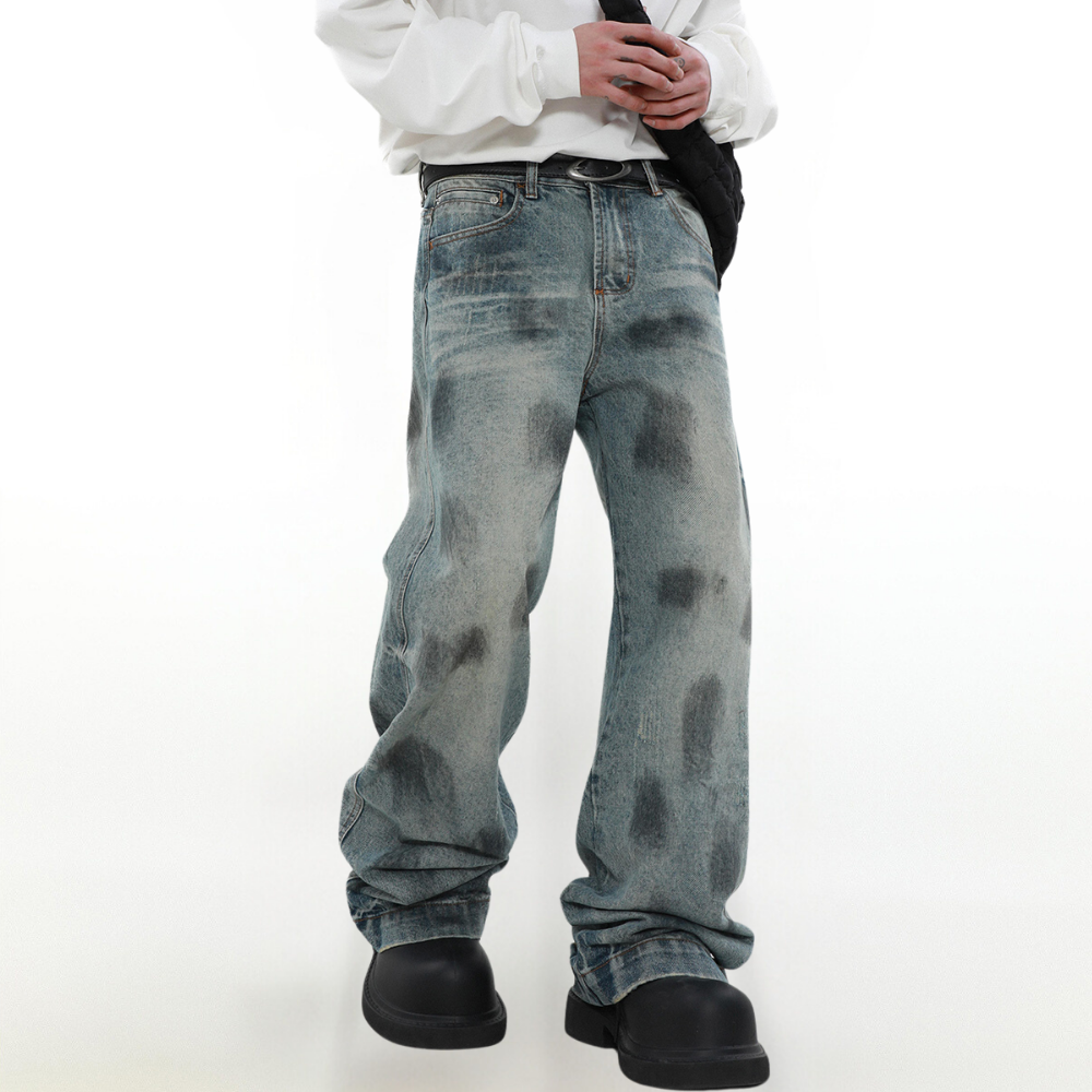 High Street Splash Ink Jeans