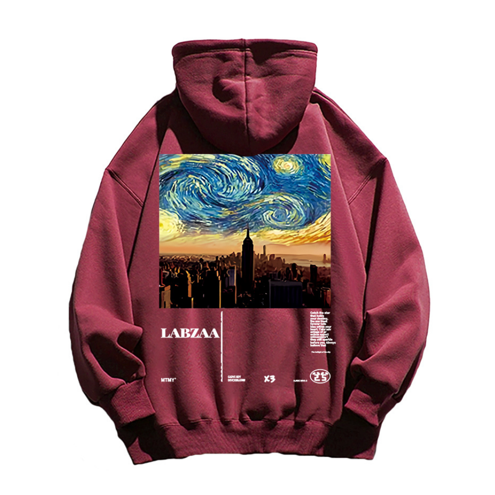 Modern Van Gogh Starry Sky Hoodie