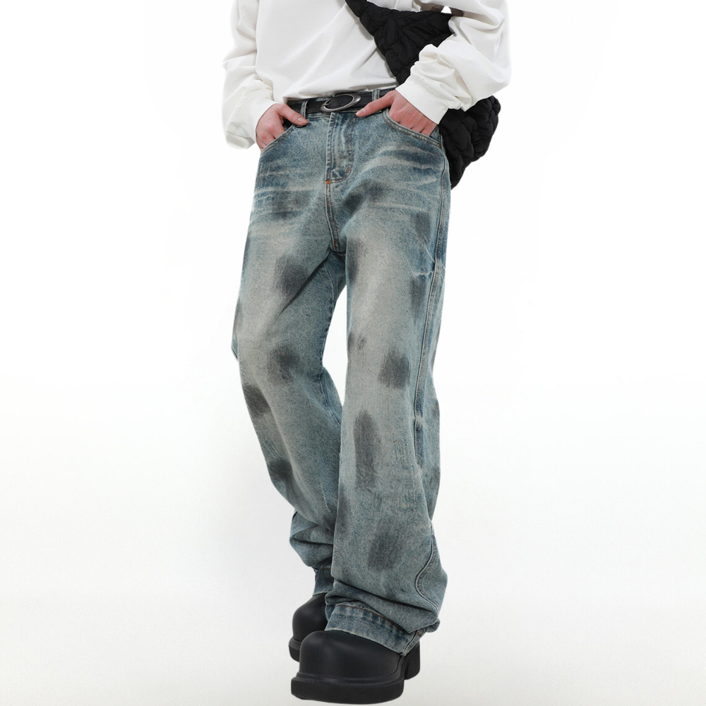 High Street Splash Ink Jeans