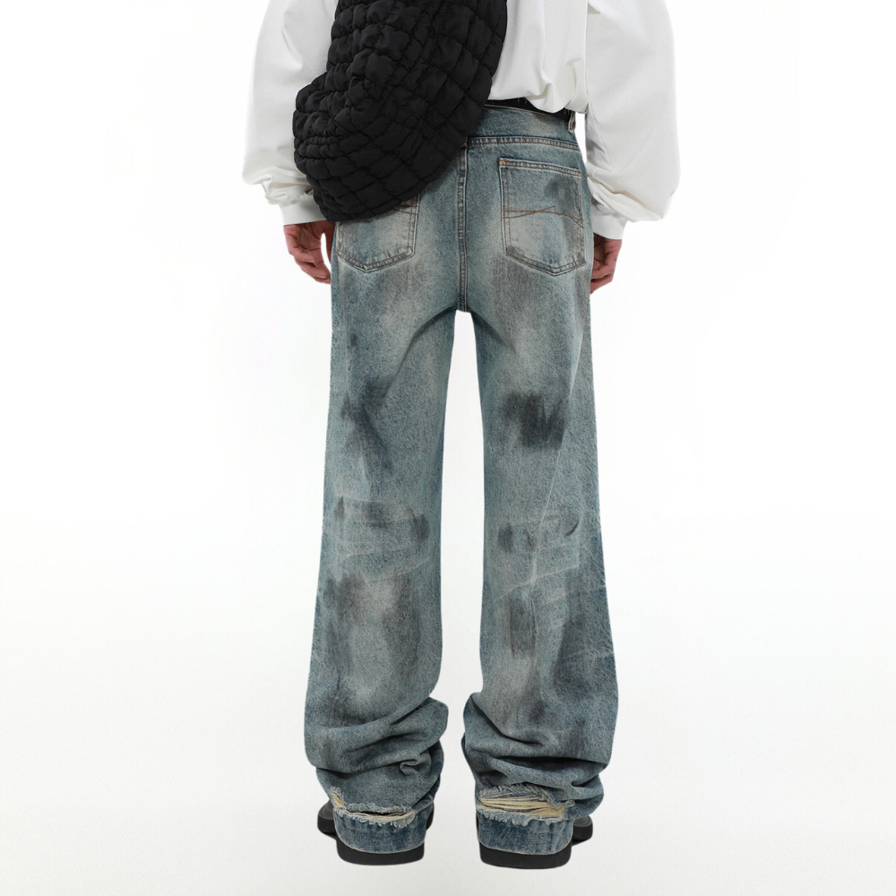High Street Splash Ink Jeans