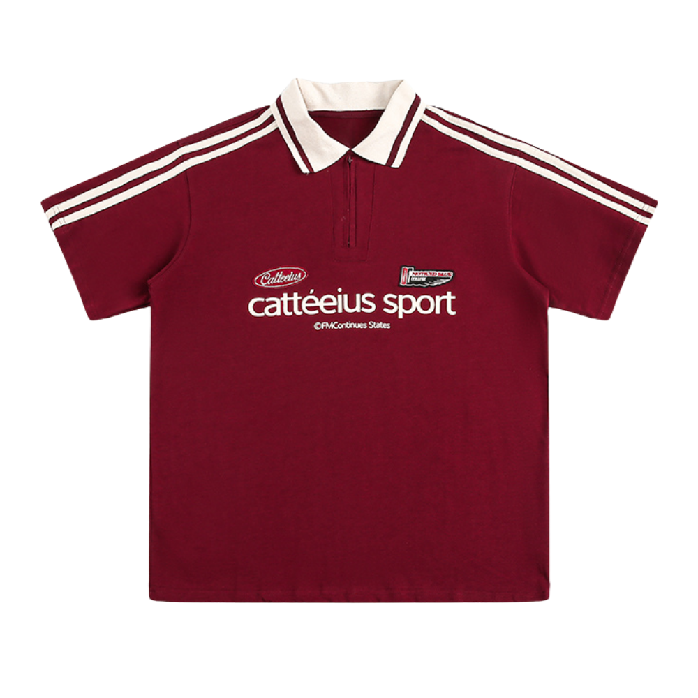 American Heavy Embroidery Polo Shirt