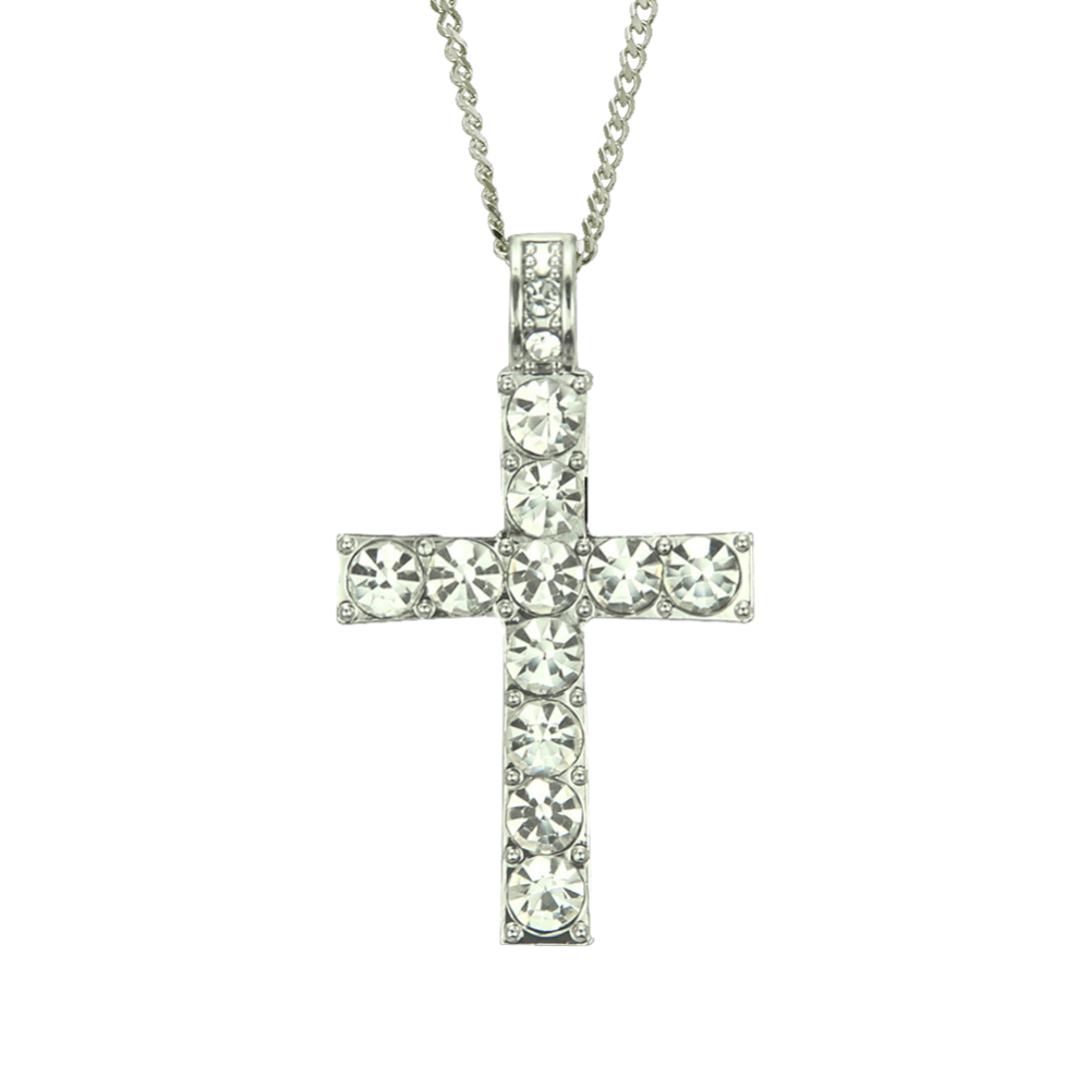 Gold Cross Pendant Necklace