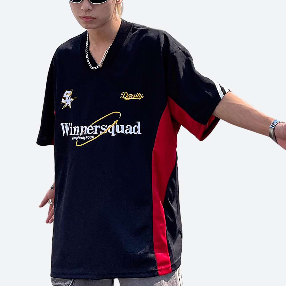 High Street Patchwork Embroidery T-shirt