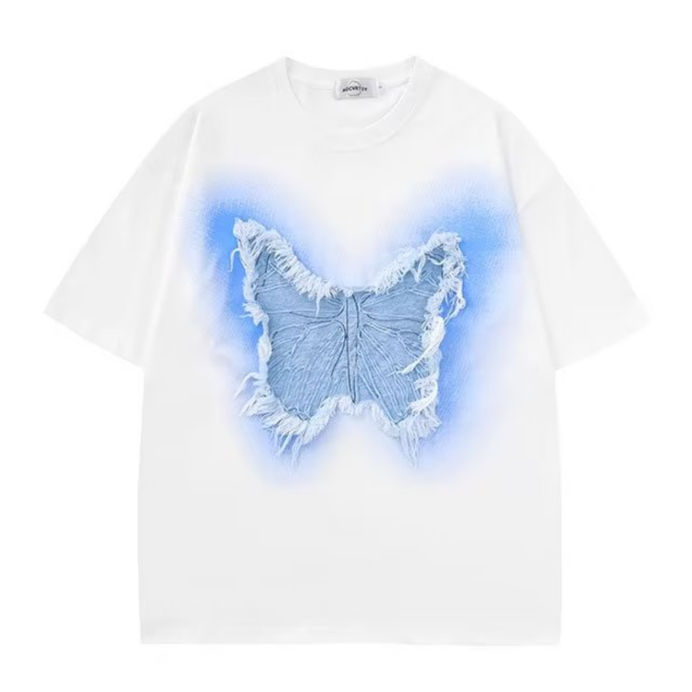 High Street Butterfly Patch T-Shirt