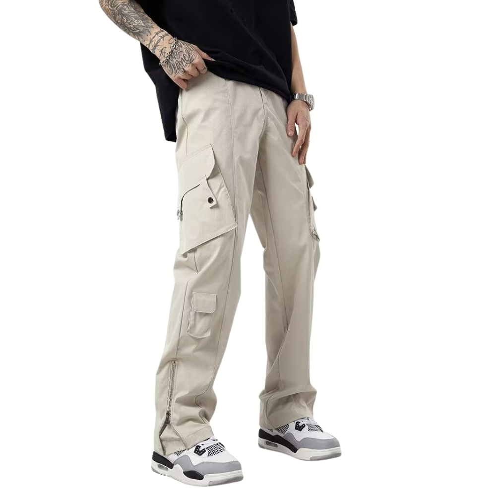 Functional Multi-pocket Design Cargo Pants