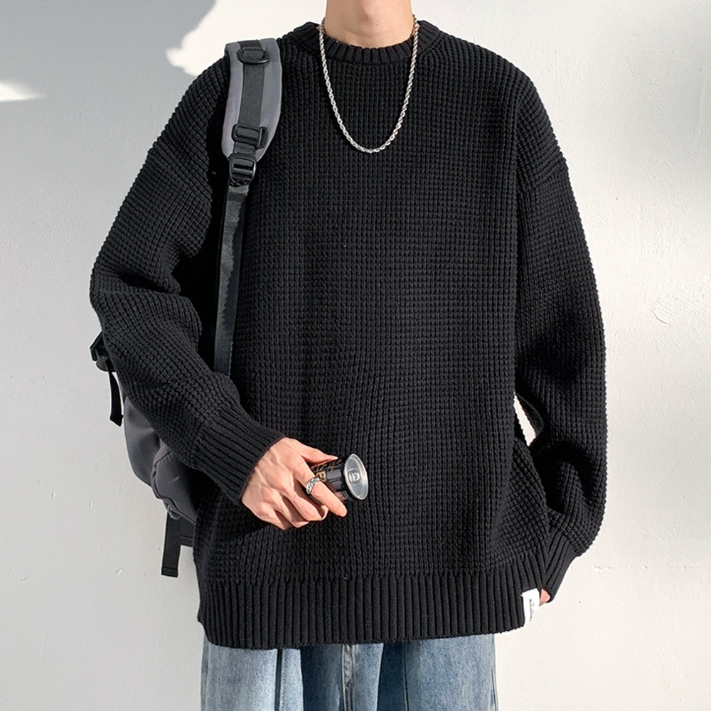 Simple  Solid Color Sweater