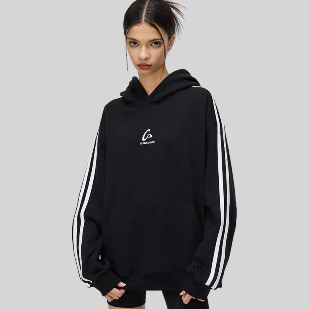 Urban Fashion Striped Hoodie