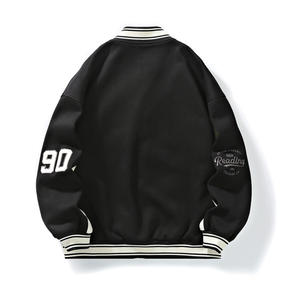 Preppy Letter Varsity Baseball Jackets