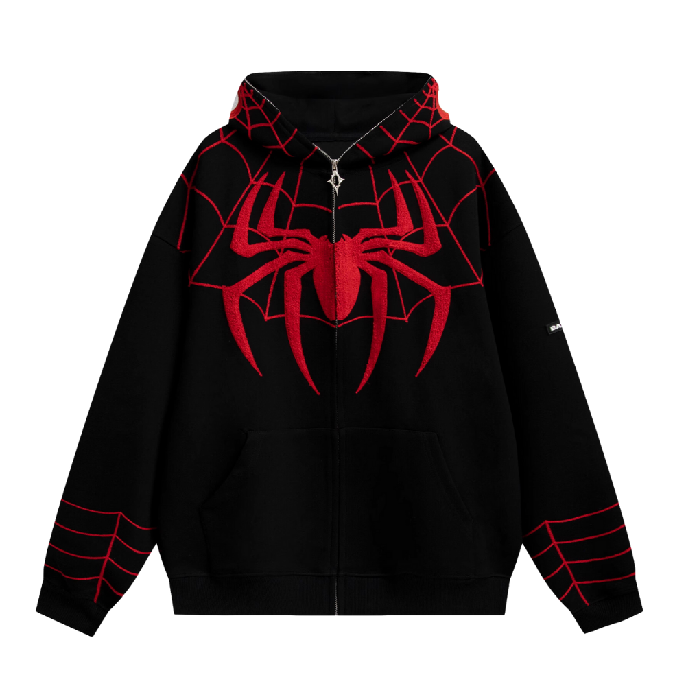 High Street Spider Jacquard Hoodie