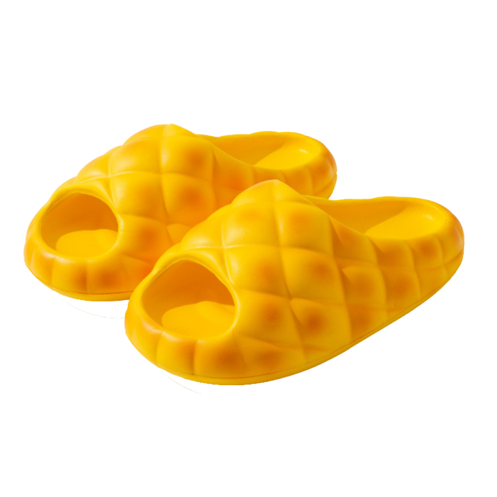 Cute Pineapple Bread Slippers