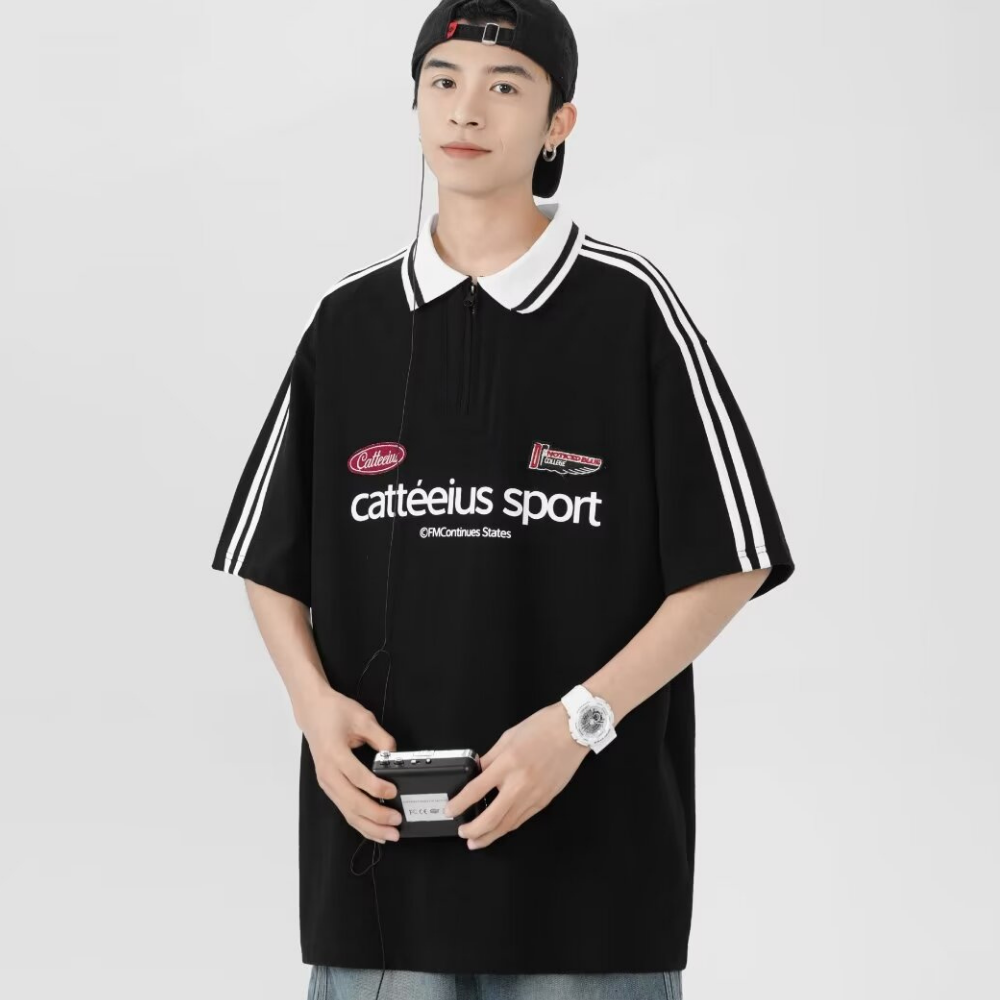 American Heavy Embroidery Polo Shirt