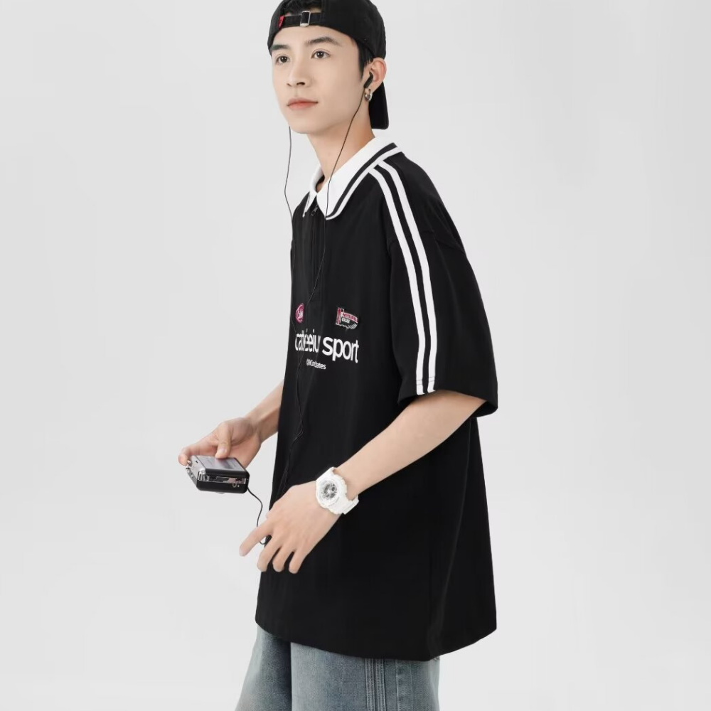 American Heavy Embroidery Polo Shirt