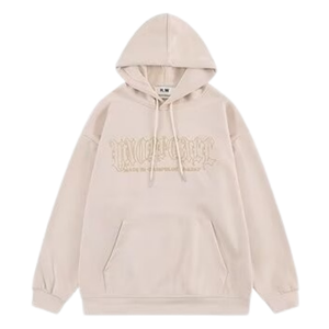 Vintage Couple Embossed Suede Hoodie
