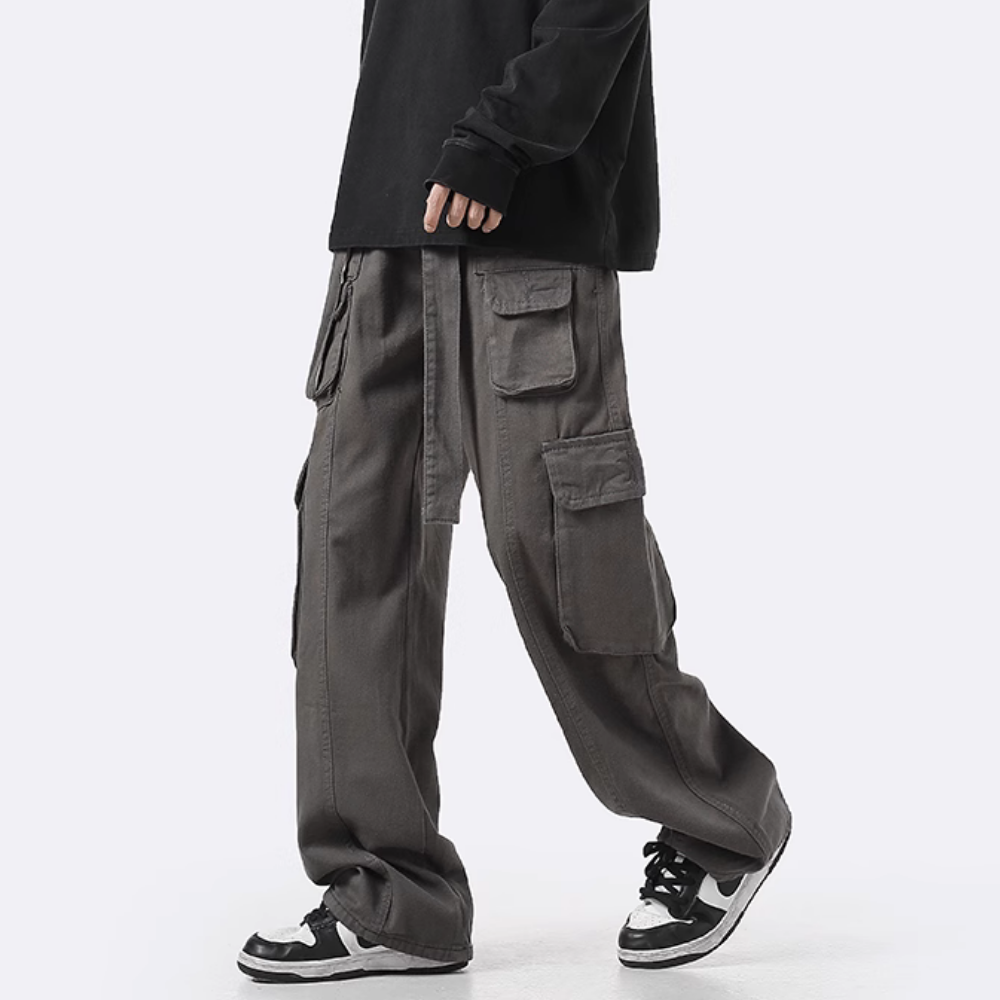 Street Belt Multi-Pocket Cargo Pants