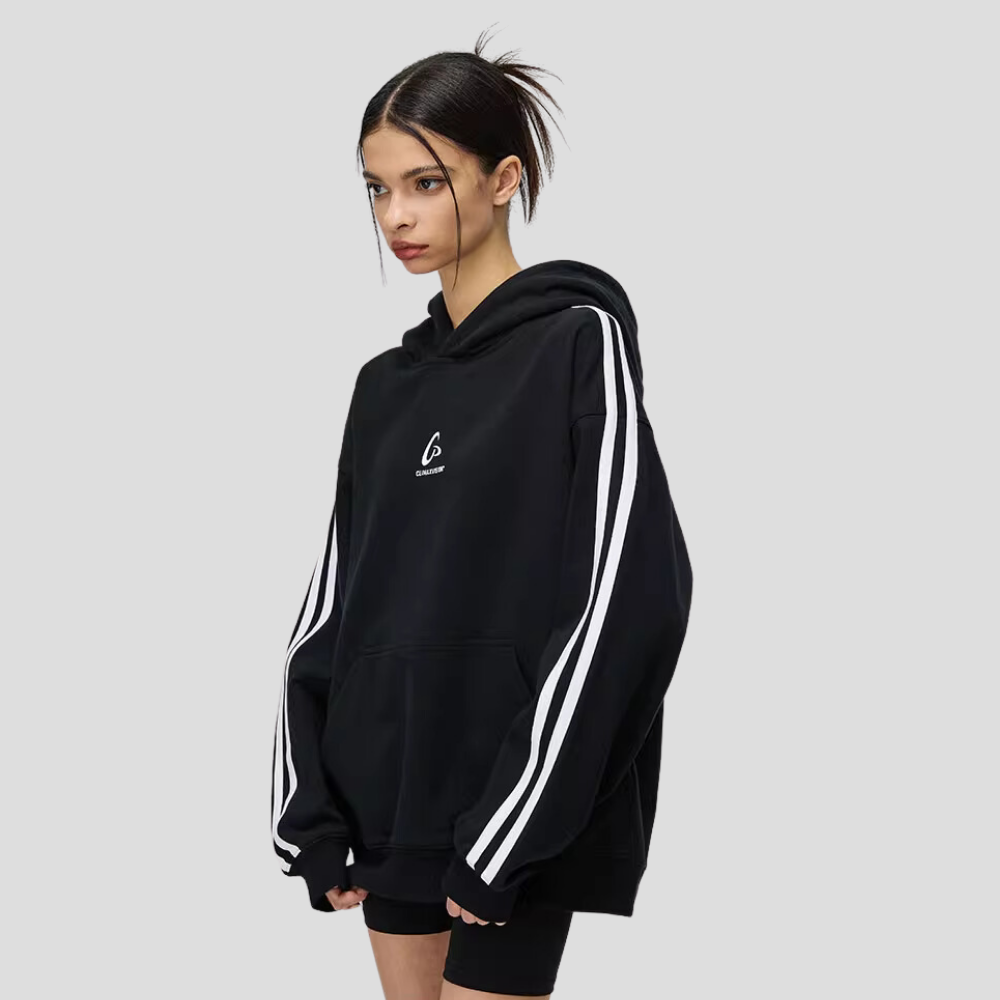 Urban Fashion Striped Hoodie