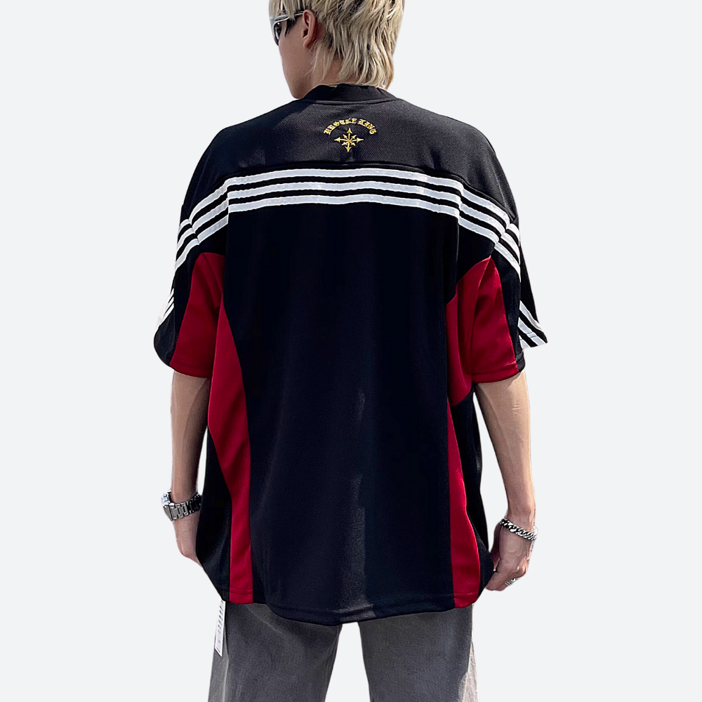 High Street Patchwork Embroidery T-shirt