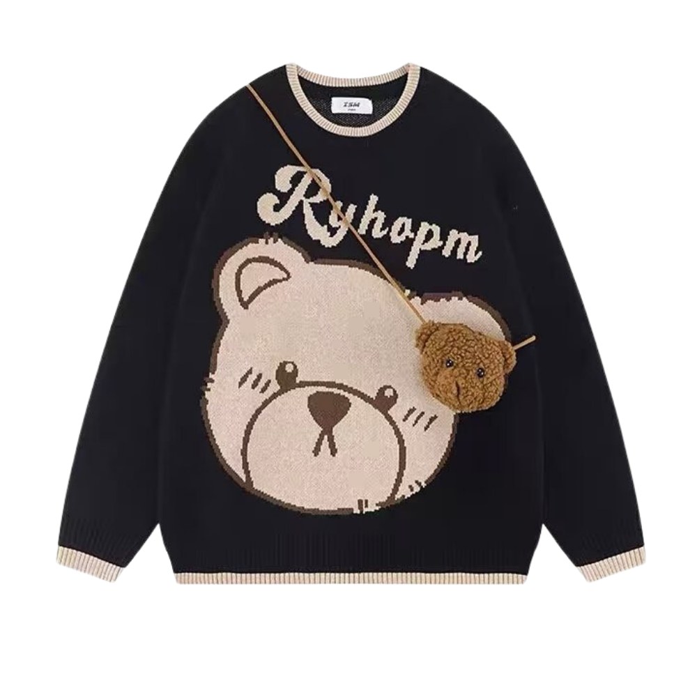 Cute Bear Backpack With Bear  Sweater