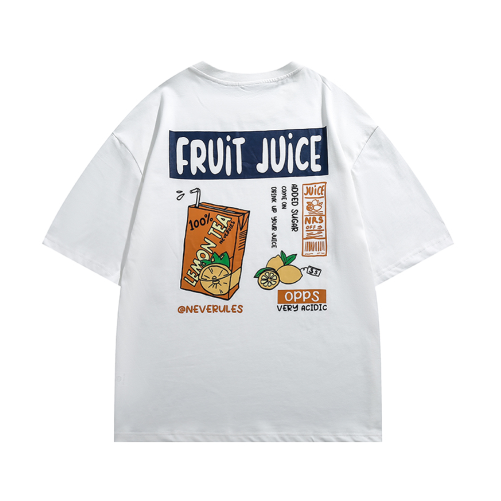 FRUIT JUICE Graphic Cotton T-Shirt