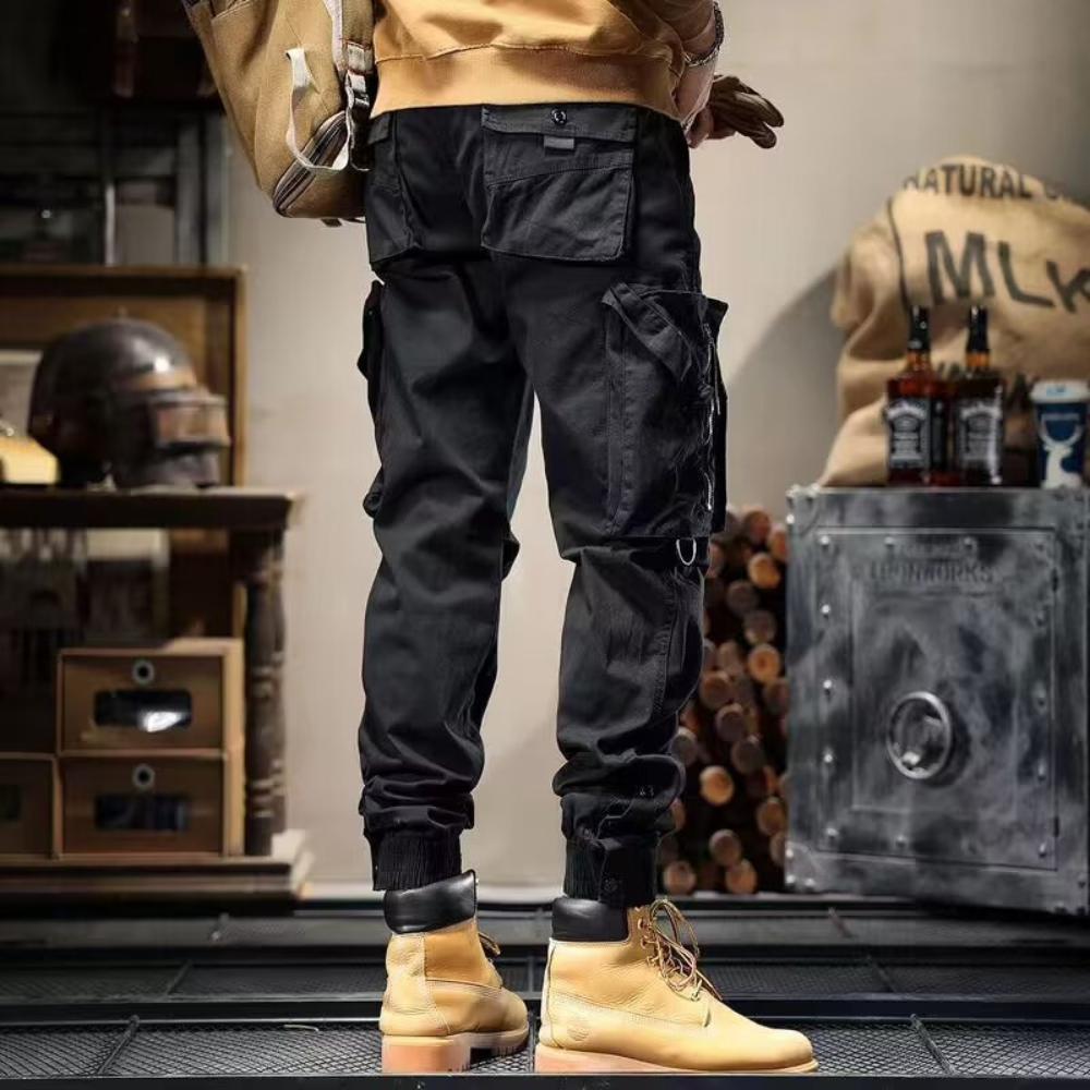 American Button Pocket Cargo Pants
