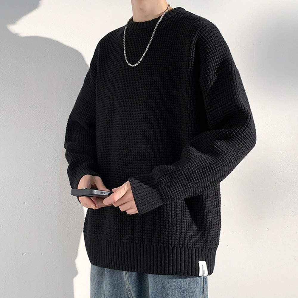 Simple  Solid Color Sweater