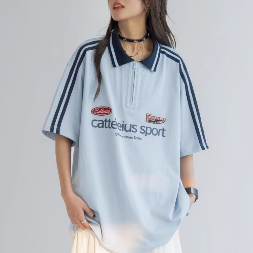 American Heavy Embroidery Polo Shirt