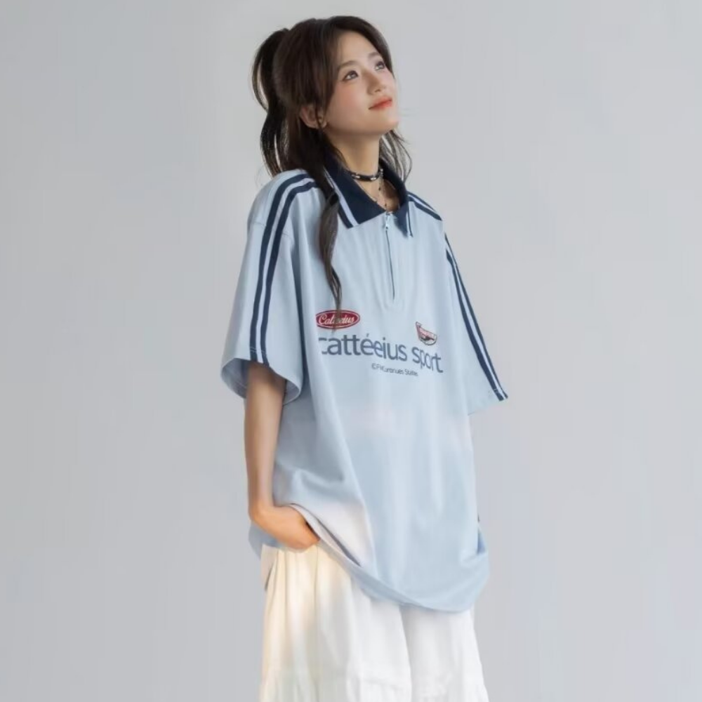 American Heavy Embroidery Polo Shirt