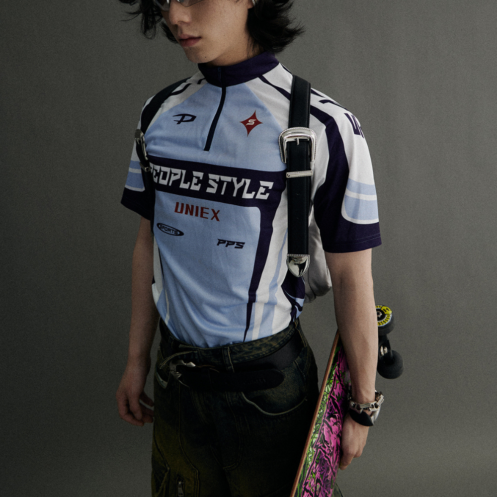 American Cycling Jersey Quick-Drying T-Shirt