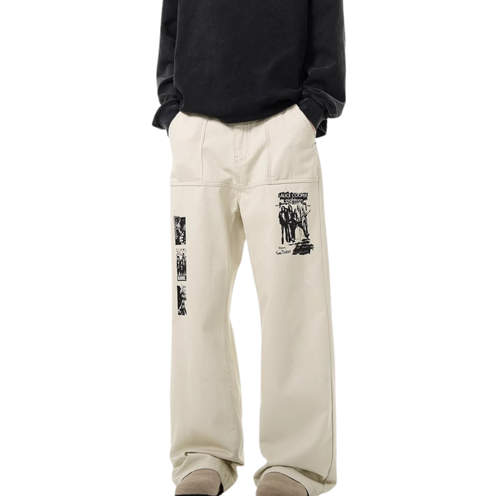 DF|Vibe Rock Spray-Painted Jeans