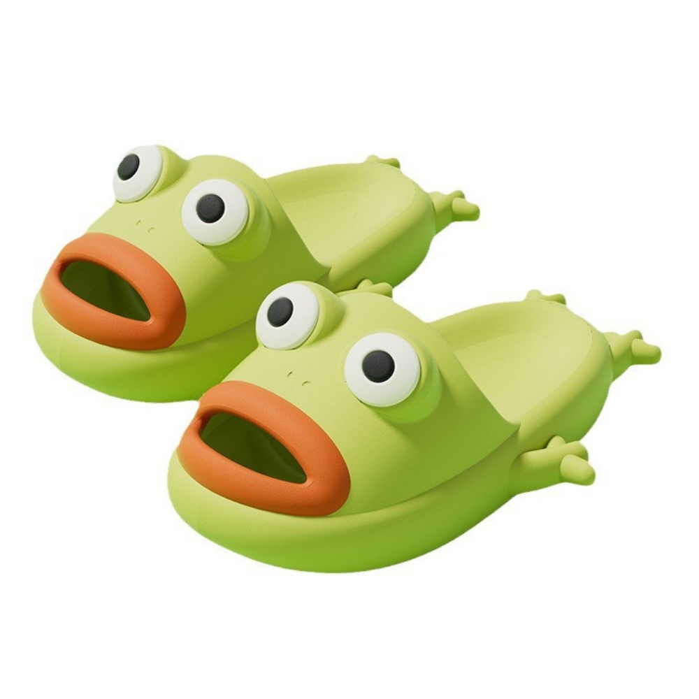 Funny Frog Slippers