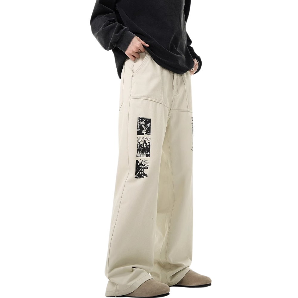 DF|Vibe Rock Spray-Painted Jeans