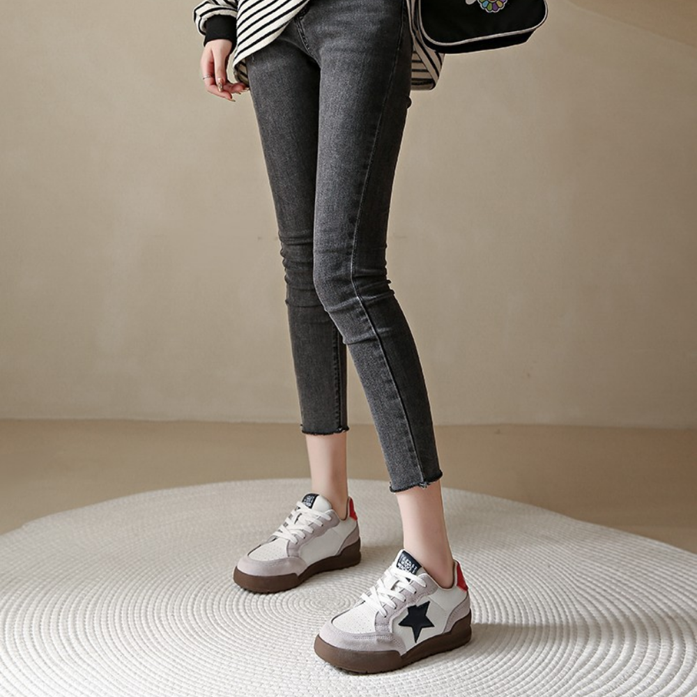 Women's Thick Sole Star Sneakers