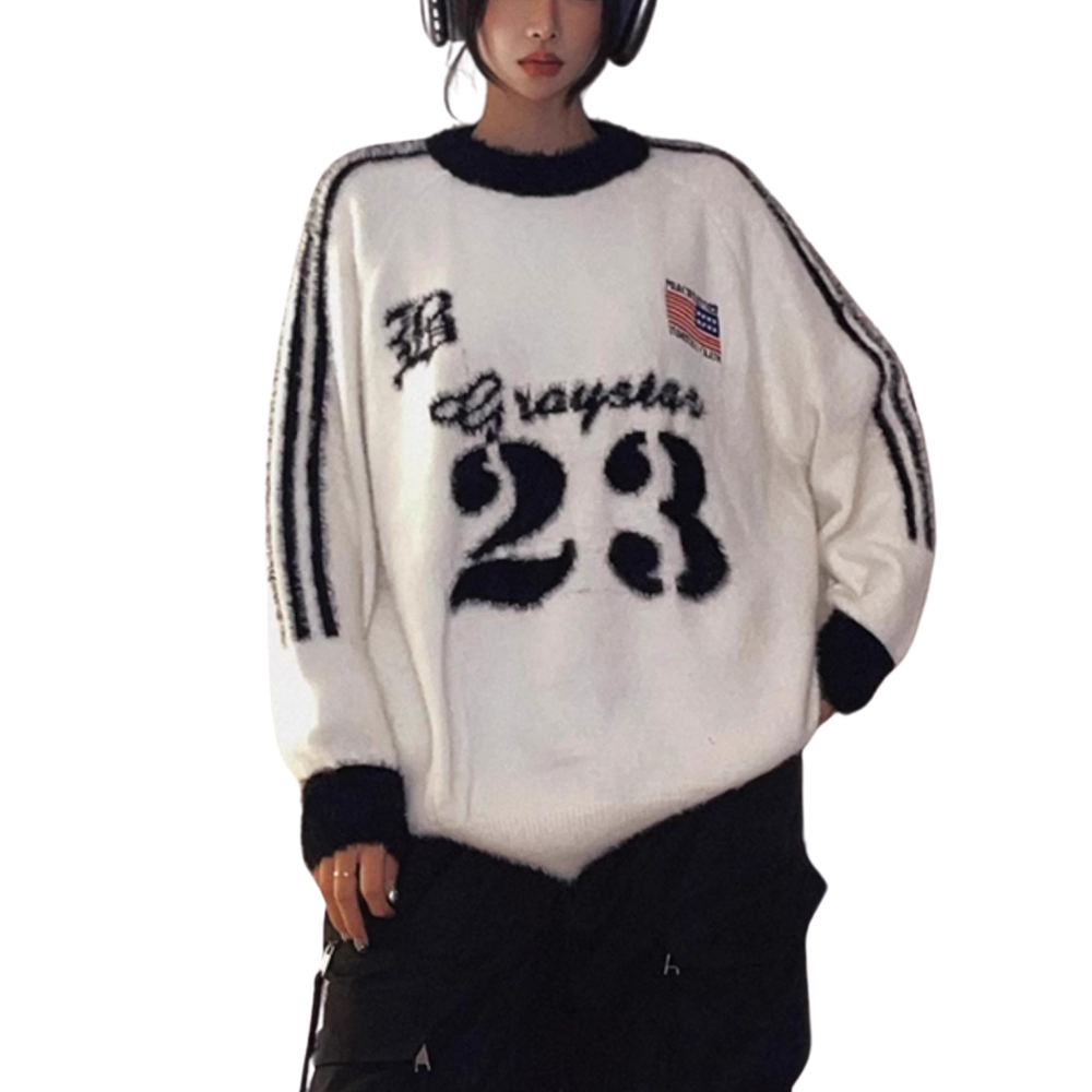 Athletic Raglan Mink Sweater