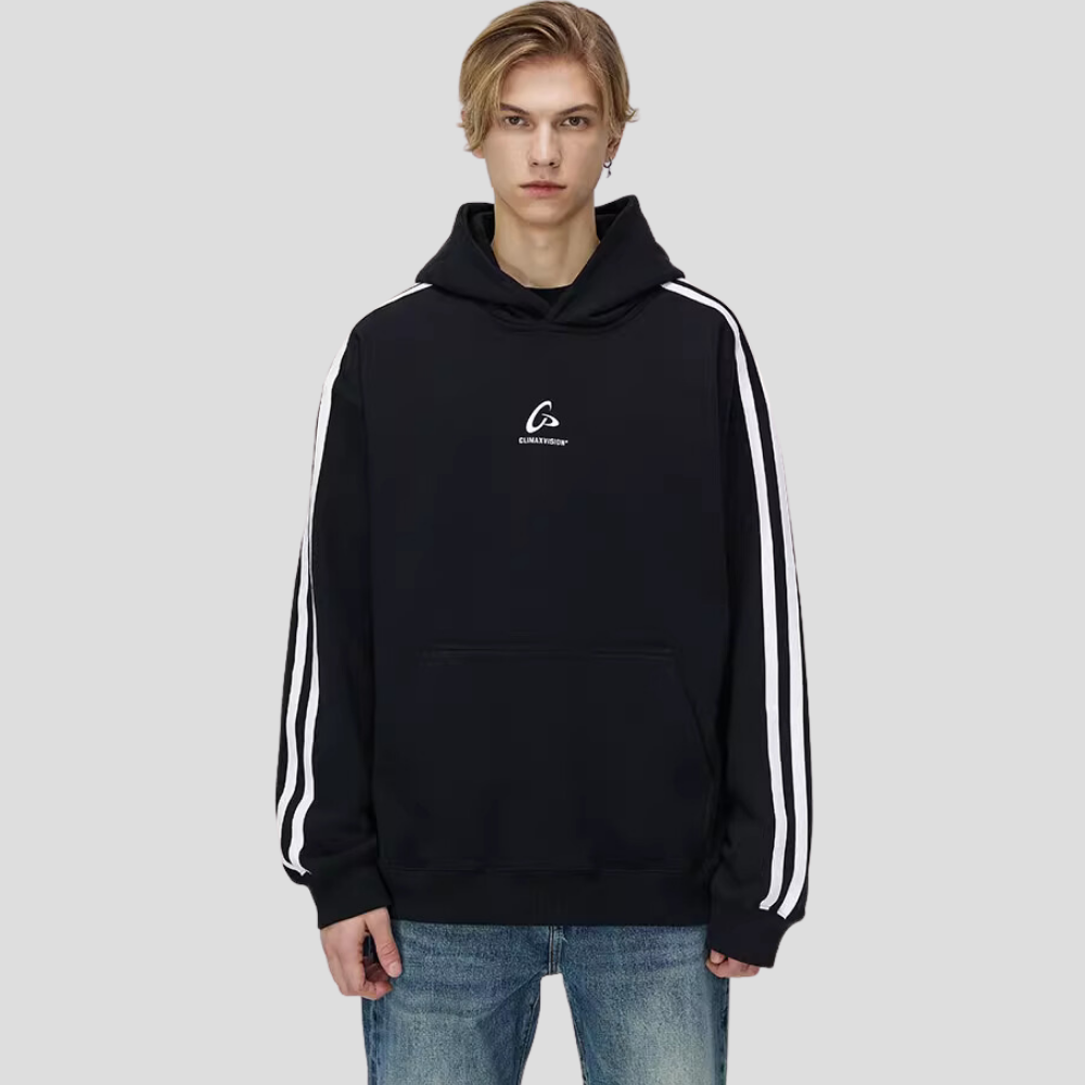 Urban Fashion Striped Hoodie
