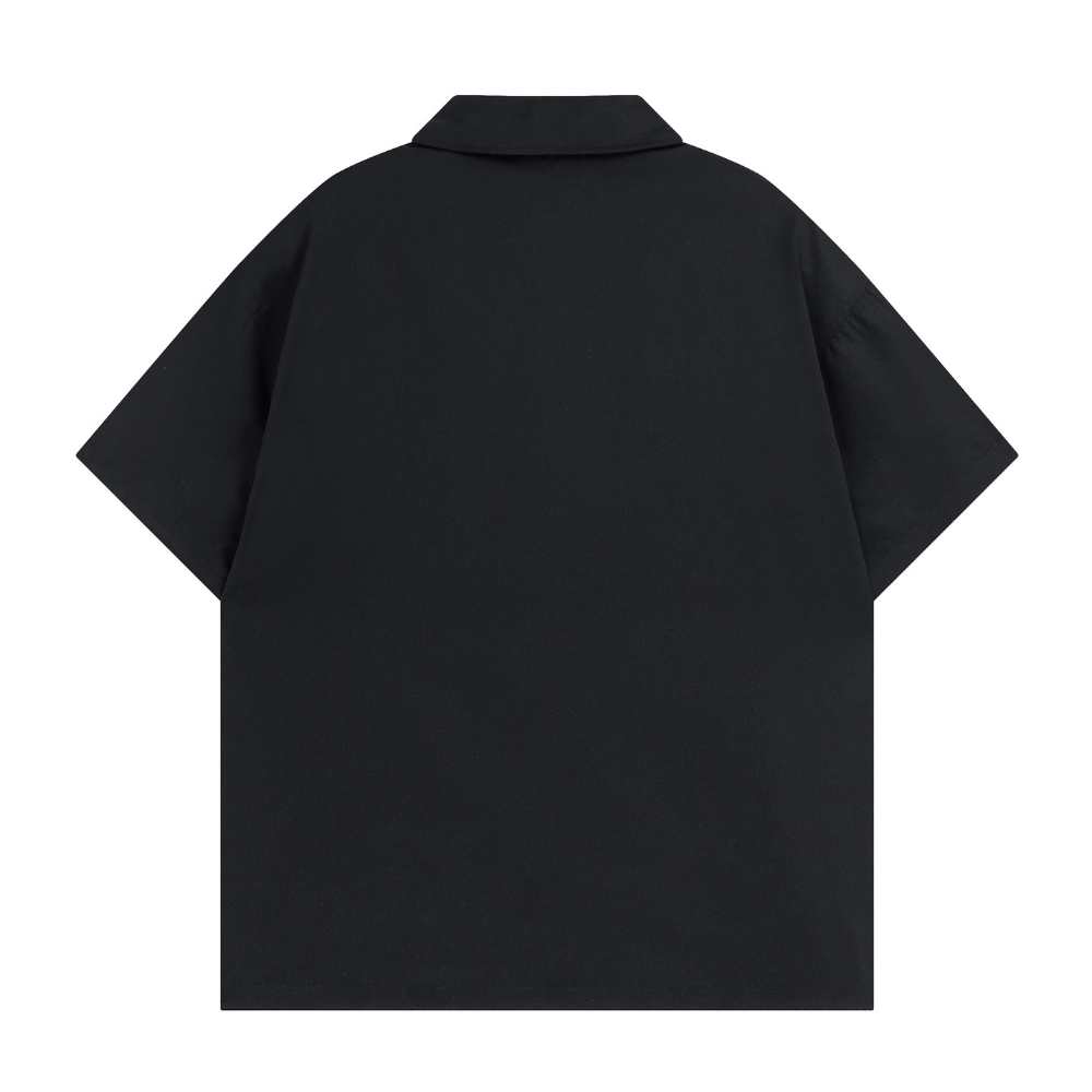 Japanese Necklace Solid Color Shirt