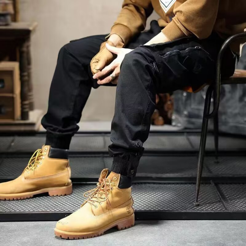 American Button Pocket Cargo Pants